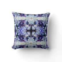 8 Purple Rabbits Yoga Pillow