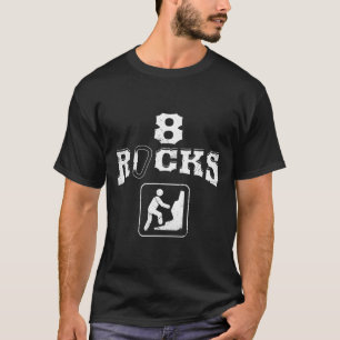 8 Rock Climbing Eight Year Old Birthday T Shirt