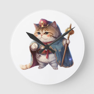 8" Round Acrylic Wall Clock