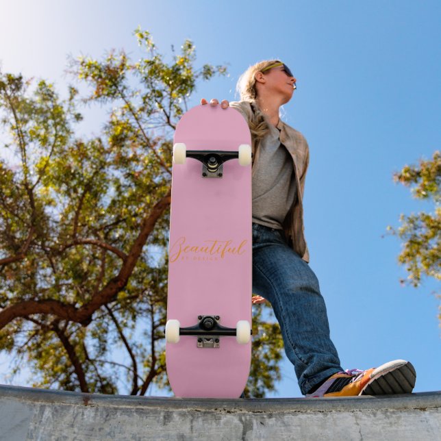  8" Skateboard Deck(Pink) (Outdoor 1)