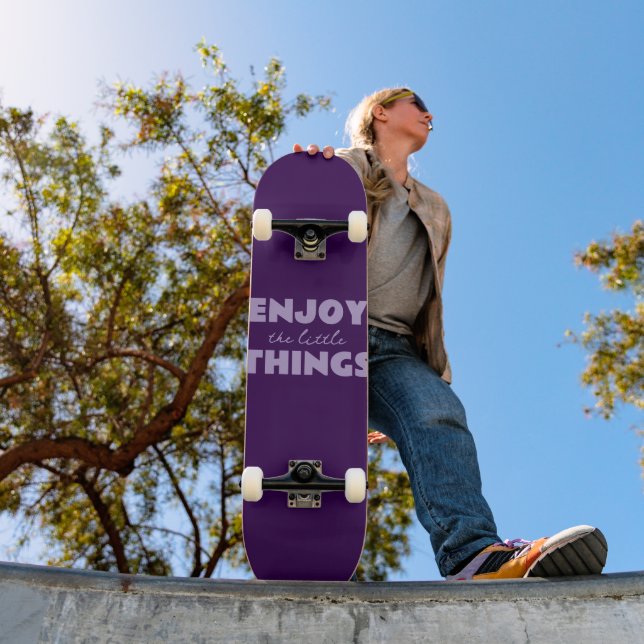  8" Skateboard Deck(Purple) (Outdoor 1)
