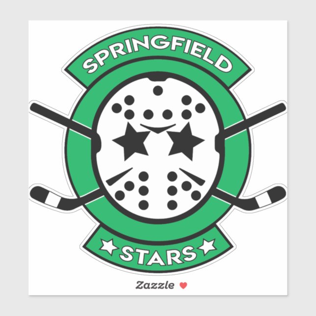 8" Springfield Stars Window Clings (Sheet)