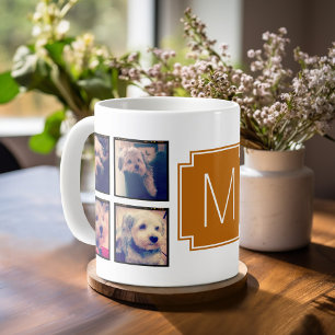 8 Square Photo Collage Instagram Frames Coffee Mug