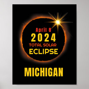 8 Total 2024 Solar Eclipse 2024 040824  Poster