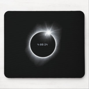 8 Total Solar Eclipse 2024 Mouse Pad