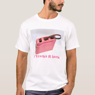 8 tracks R back Pink cartridge T shirt