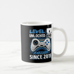 8 Unlocked Awesome 2015 Video Game 8th Birthday Bo Coffee Mug