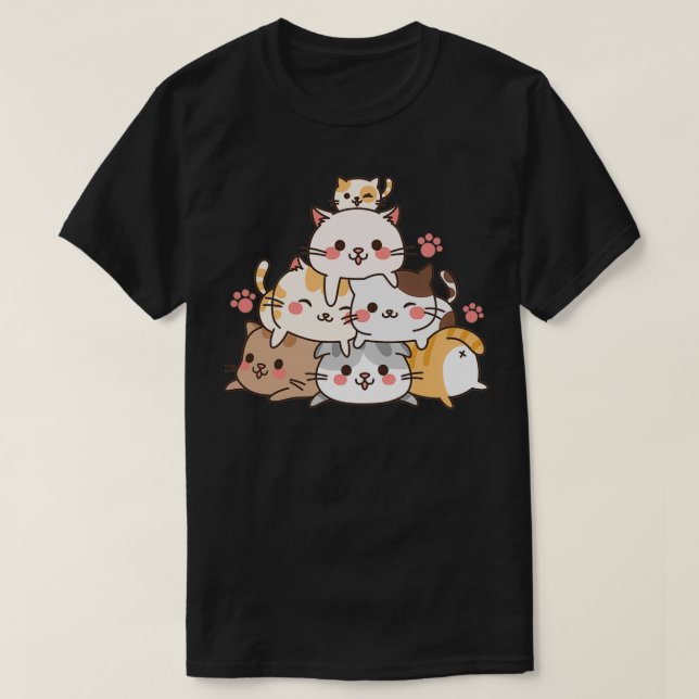8 Uot of 10 Cats Does Countdown  T-Shirt (Design Front)