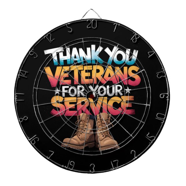 #8  Veterans Dart Board  (Front)