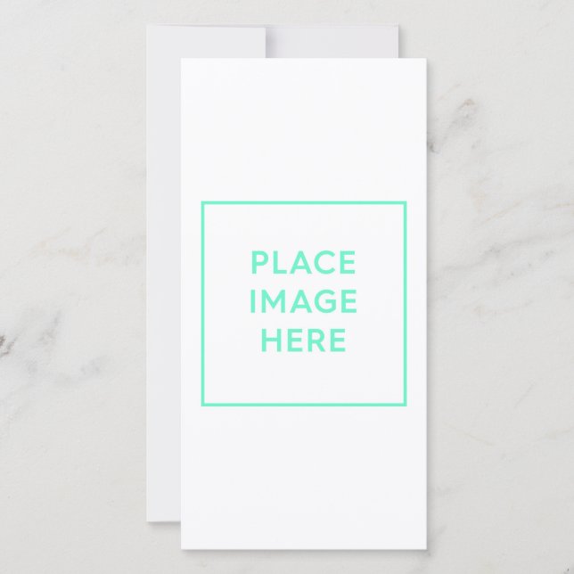 8" x 4" Flat Announcement Card (Front)