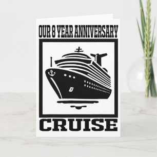 8 Year Anniversary Cruise Matching Cruise Ship App Card