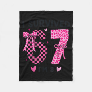 8 Year Old Girl Birthday Outfit 67 Meme Girls 8th Fleece Blanket