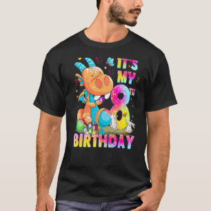 8 Year Old  Girls Teens Cute Little Dragon 8th Bir T-Shirt