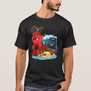 8 Year Old Pirate Birthday Pirates Ship Arr 8th Bi T-Shirt