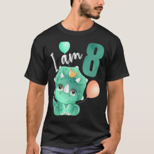 8 Years Old 8 Birthday Outfit Boy Girl Unicorn T-Shirt