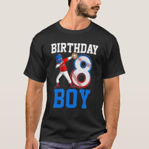 8 Years Old Baseball Themed 8th Birthday Party Spo T-Shirt