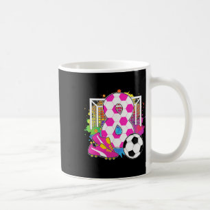 8 Years Old Birthday Girl 8th Birthday Soccer Them Coffee Mug