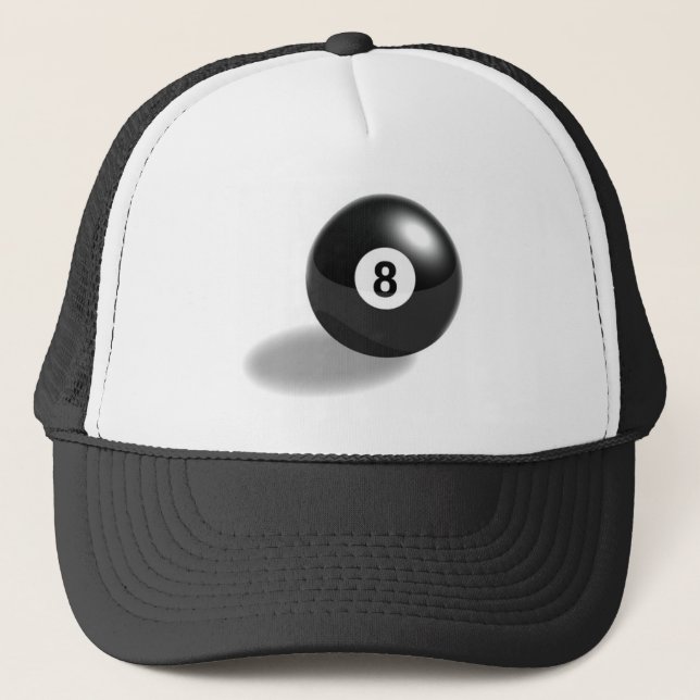 8ball trucker hat (Front)
