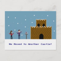 8bit Pixel Couple We Have Moved To Another Castle