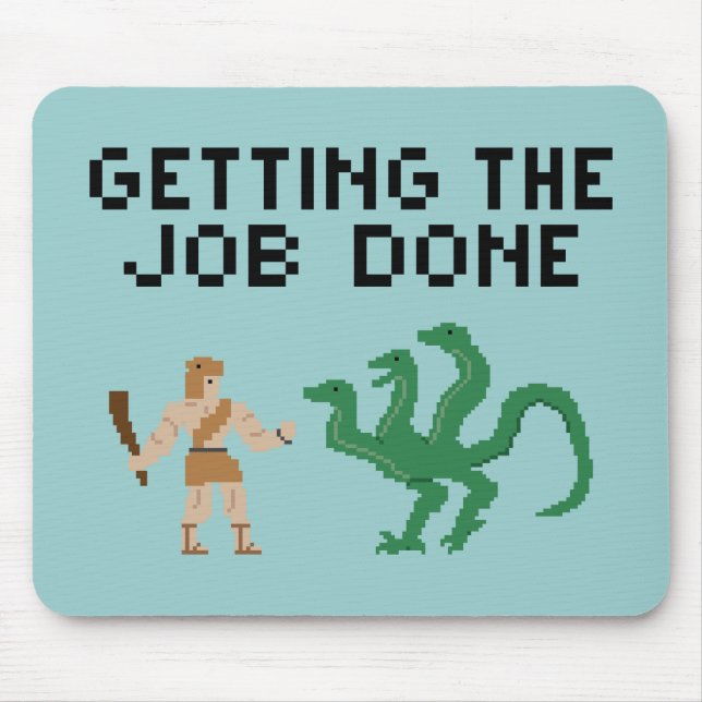 8bits Hercules - Mousepad (Front)
