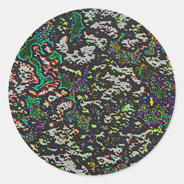 8c classic round sticker (Front)