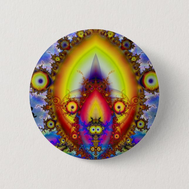 8luul 6 cm round badge (Front)