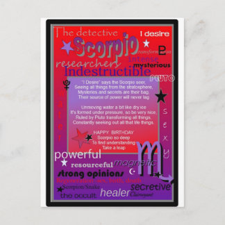 8SCORPIO.jpg Postcard