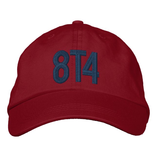 8T4 EMBROIDERED HAT (Front)