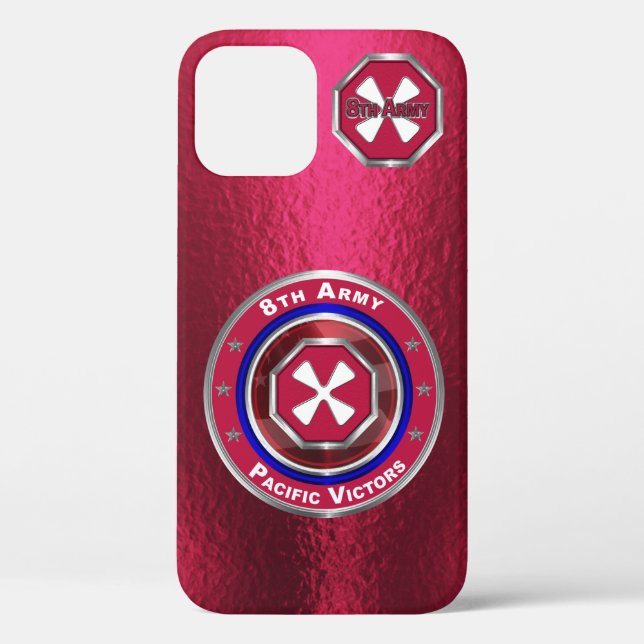 8th Army “Pacific Victors” Case-Mate iPhone Case (Back)