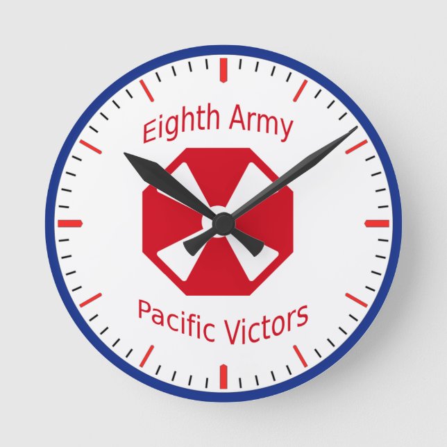 8th Army Round Clock (Front)