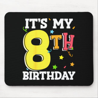 8th birthday 8 eight happy birthday boy or girls mouse pad