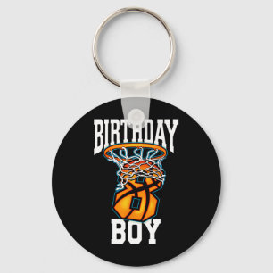 8th Birthday Basketball 8 Years Old Kids Gift 1 Key Ring
