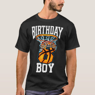 8th Birthday Basketball 8 Years Old Kids Gift 1 T-Shirt