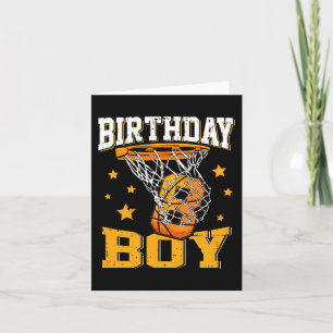 8th Birthday Basketball Boy 8 Year Old Basketball  Card