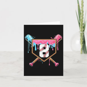8th Birthday Boy Baseball Birthday Party 8 Year Ol Card