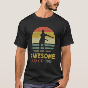 8th Birthday Boy Gifts Vintage Flossing Awesome Si T-Shirt