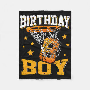 8th Birthday Bysketbyll Boy 8 Year Old Bysketbyll Fleece Blanket