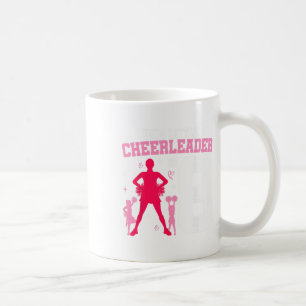 8th Birthday Cheerleading Girl Eight Year Old Chee Coffee Mug