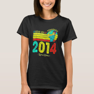 8th Birthday February 2014 Legend Since 2014 8 Yea T-Shirt