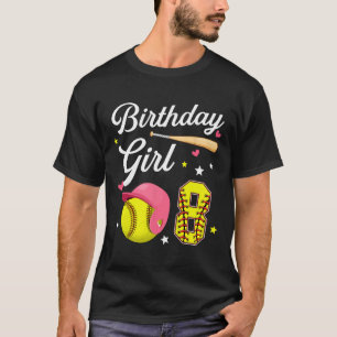8th Birthday Girl Softll Eighth Bday 8 Yrs Eight Y T-Shirt