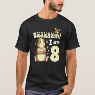 8th Birthday Guinea Pig Themed Birthday Party 8 Ye T-Shirt