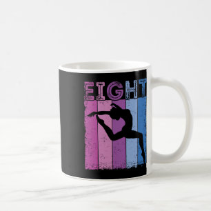 8th Birthday Gymnastics 8 Years Dancing Girl Gymna Coffee Mug
