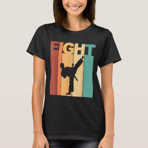 8th Birthday Karate Taekwondo Theme 8 Year Old T-Shirt