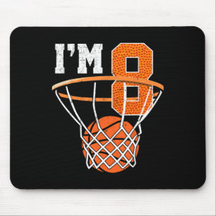 8th Birthday Shirts For Boys Sketll Eight Year Old Mouse Pad