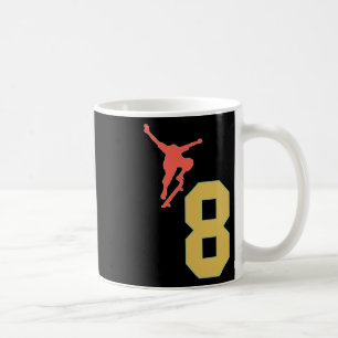 8th Birthday Skateboard Lovers Skater 8 Years Old Coffee Mug