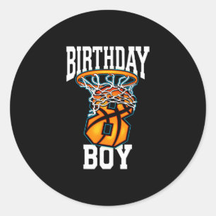 8th Birthday Sketll 8 Years Old Kids Gift  Classic Round Sticker