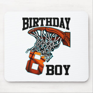 8th Birthday Sketll 8 Years Old Kids Gift Mouse Pad