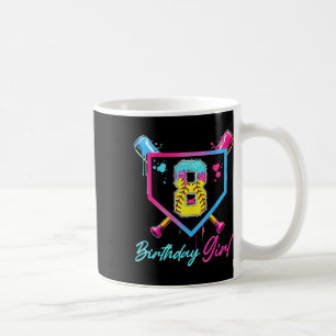 8th Birthday Softll Ice Cream Drip 8 Year Old Bday Coffee Mug