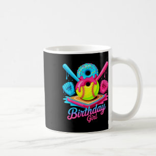 8th Birthday Softll Ice Cream Drip 8 Years Old Gir Coffee Mug