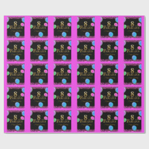 8th  Birthday  Wrapping Paper